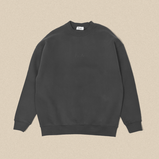 Fenton Crewneck Sweater - Charcoal