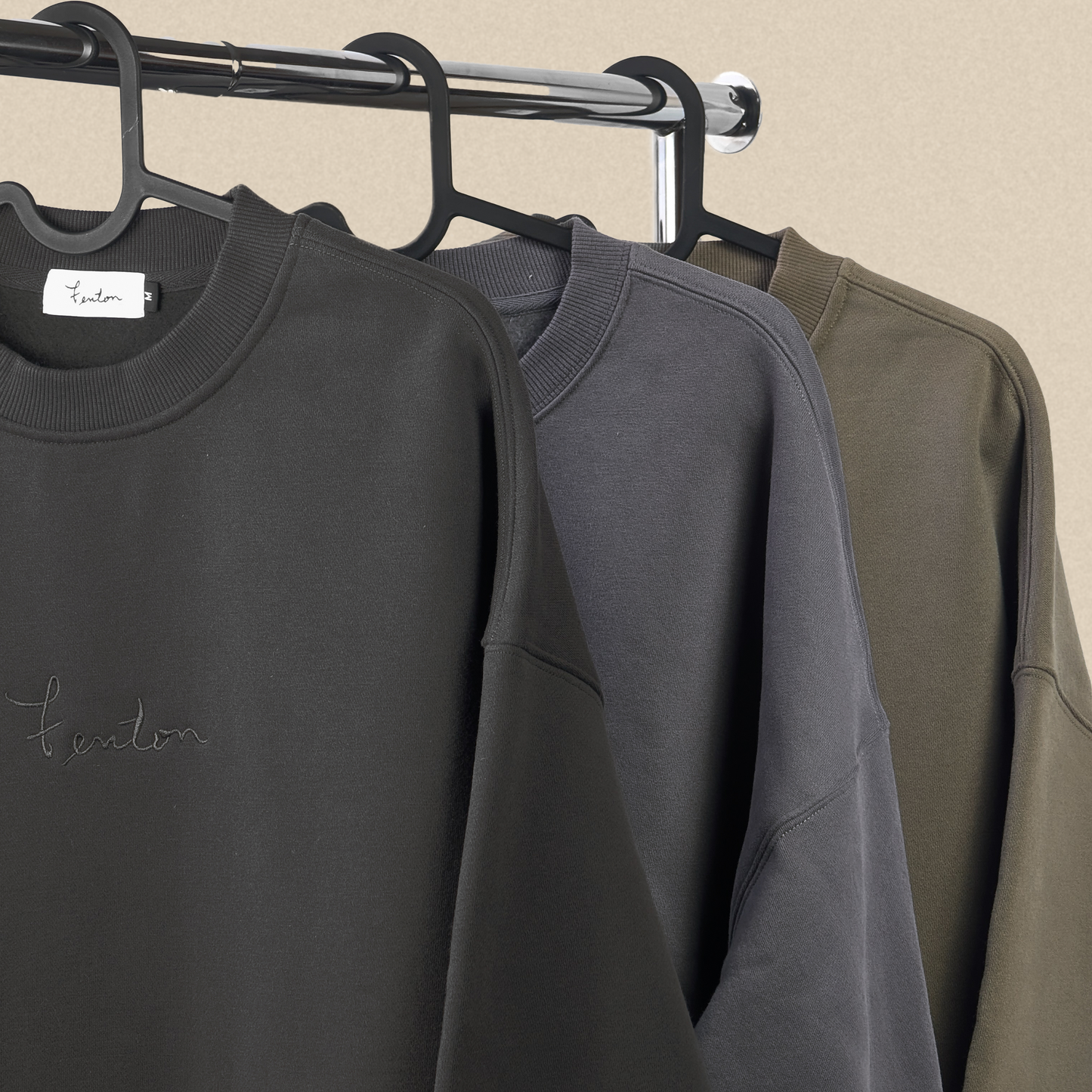 Fenton Crewneck Sweater - Charcoal