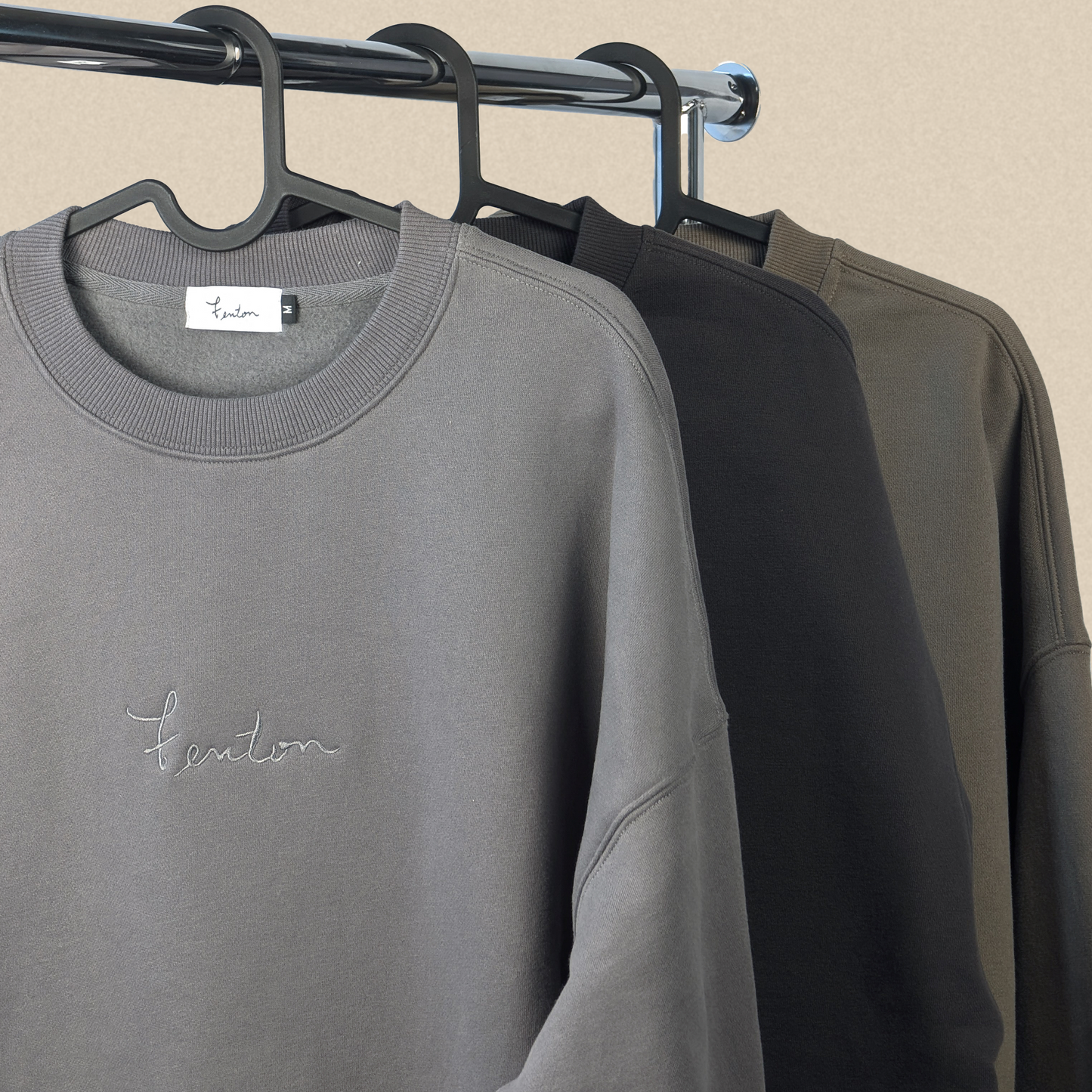 Fenton Crewneck Sweater - Grey