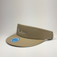 Fenton Imperial Tour Visor® - Tan with White Stitching