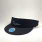 Fenton Imperial Tour Visor® - Black with White Stitching
