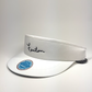 Fenton Imperial Tour Visor® - White with Black Stitching