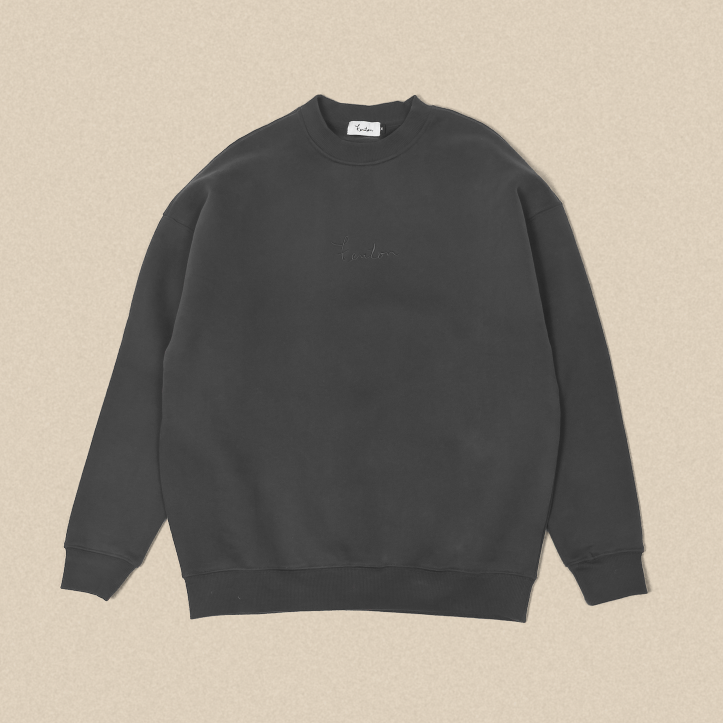 Fenton Crewneck Sweater - Charcoal