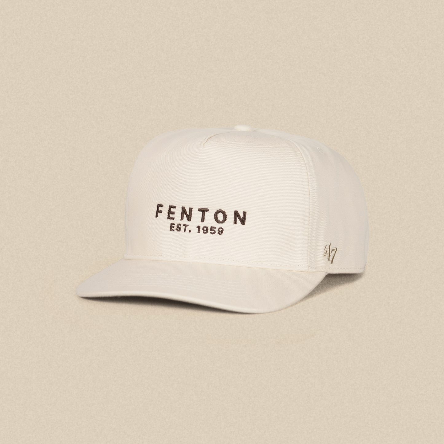 Fenton Retro Snapback - Cream